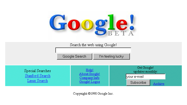 Google 1998